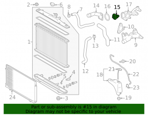 Thermostat Lexus ES350 07-12