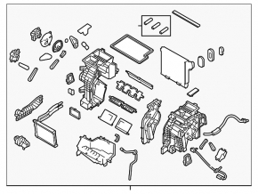 Hyundai Sonata 15-19 Heater Assembly Manual