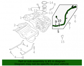 Fuel filler neck Ford Fusion mk5 13-20