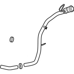 Fuel filler neck Ford Fusion mk5 13-20