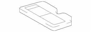 Air duct for VVB Toyota Camry v40 hybrid type 2