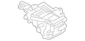Oil pump for internal combustion engine BMW X5 E70 N55