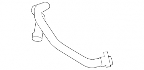 BMW X6 E71 08-14 N54 Long Coolant Hose