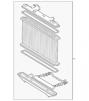 Toyota Camry V40 Hybrid Water Cooling Radiator