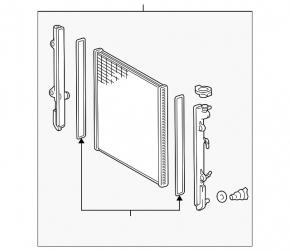 Lexus GX460 10-23 Water Cooling Radiator