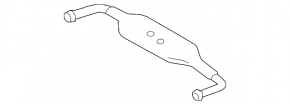 Rear muffler bracket Lexus RX450 10-15