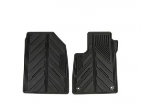 Set of floor mats for Buick Encore 13-22, black rubber