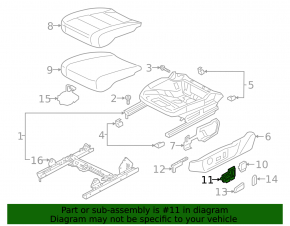 Audi A5 F5 18-25 5D Driver's Seat Control