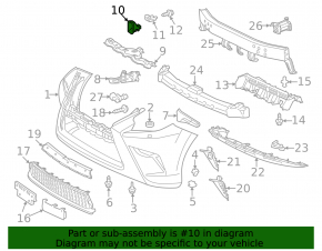 Lexus GX460 14-23 front camera bracket