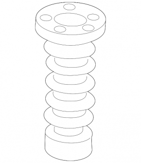 Rear shock absorber bump stop left Honda CRV 23-