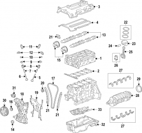 Chevrolet Volt 11-15 Camshaft Gear
