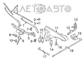 BMW X5 E70 07-13 Windscreen Washer Reservoir Neck Without Cap