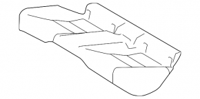 Rear seats, 2nd row, Lexus IS 14-16 fsport