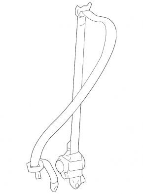 Driver's seat belt Lexus GX470 03-09 gray