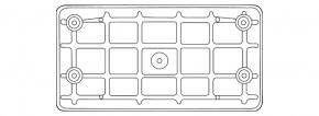 Audi Q5 80A 21-24 Front Bumper License Plate