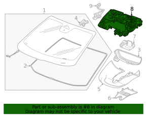 Chevrolet Equinox EV 24-26 Lane Keeping Camera Mount