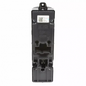 Front left window lift control Ford Explorer 11-15 black with chrome, 1 auto, with black trim