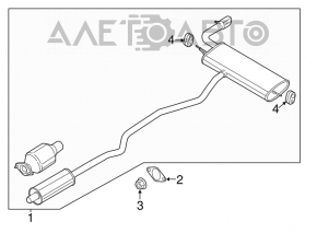 Catalyst for Lincoln MKZ 13-20 hybrid