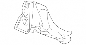 Battery air duct Lexus CT200h 11-17