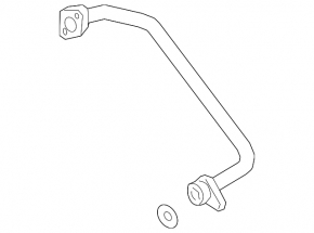 Rear metal cooling system pipe for Porsche Cayenne 19-26 2.9T, 3.0T