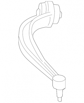 Lower control arm, front right, rear, Porsche Cayenne 19-26