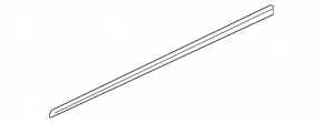 Door molding lower front left Chevrolet Malibu 13-15 broken fastener