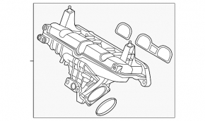 Intake manifold Hyundai Tucson 22-25 1.6T HEV