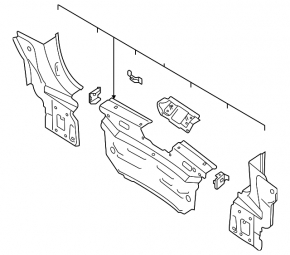 Rear panel VW Taos 22-25