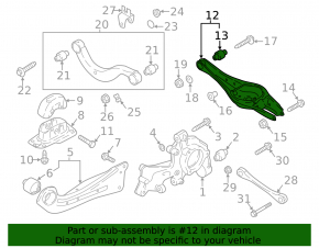 Lower arm under spring rear left VW Tiguan 18-24