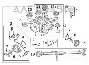 Driveshaft driveshaft VW Atlas 18 - boot torn