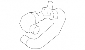 Coolant system hose with sensor Audi E-Tron 19-23