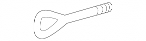 Tow Hook Lexus RX300 RX330 RX350 RX400h 04-09