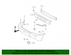 Tow Hook Lexus RX300 RX330 RX350 RX400h 04-09