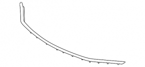 Hood seal on the Lexus CT200h bumper 14-17