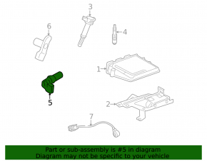 Crankshaft Position Sensor Ford Fusion mk5 13-20 2.5