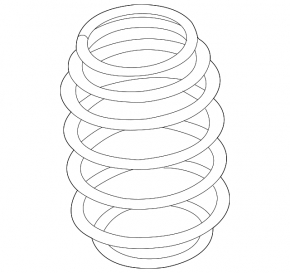 Spring rear right VW Jetta 19- GLI