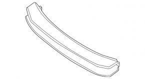 Front Bumper Absorber Nissan Murano z52 15-18 prerest