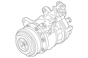Air conditioning compressor BMW 5 G30 17-20 2.0T, 3.0T