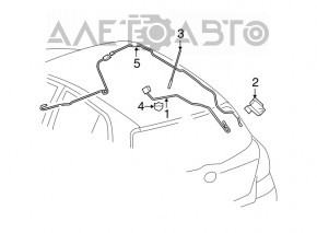 Antenna radio rod Toyota Prius 20 04-09