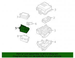 Kia Sorento 14-15 Underhood Fuse Box Housing