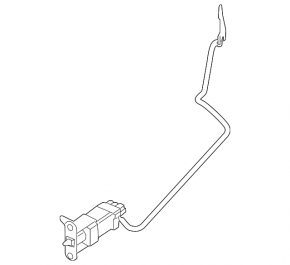 Fuel filler flap lock Kia Sorento 10-15