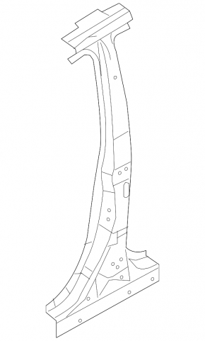Body pillar central right Ford Fiesta 11-19