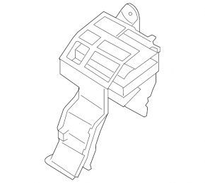 The bare fan housing, right side of the Mazda CX-7 06-09