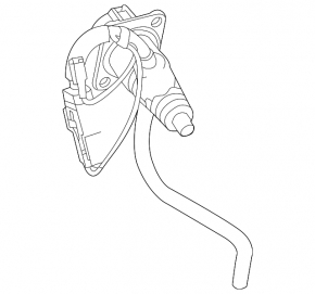 Charging port naked Toyota Prius 30 12-15 plug-in