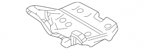 Toyota Venza 21 inverter bracket - rear lower