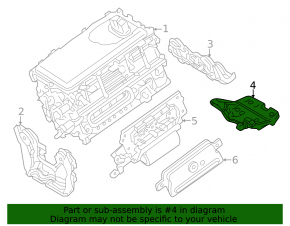 Toyota Venza 21 inverter bracket - rear lower
