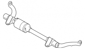 Active front stabilizer for Land Rover Range Rover 18-21 rest.
