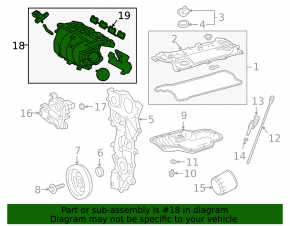 Toyota Camry V70 18-24 2.5 intake manifold without sensor