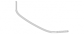 VW Jetta 25-26 hood seal on the radiator grille