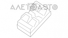 Front left window lift control for Cadillac CTS 14- with trim
